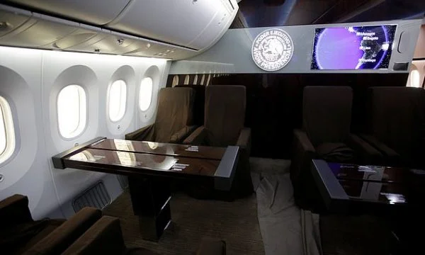 View inside a President (FOTO) plane