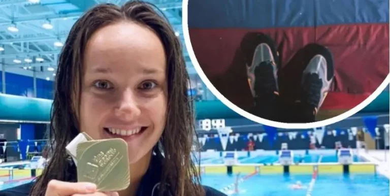 Sportistja ukrainase e shkel me dy këmbë flamurin rus, vijnë reagimet nga Rusia
