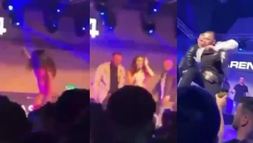 Au-delà de la situation au concert de Melinda, son manager exerce la violence “LIVE” contre un fan