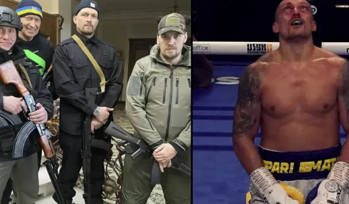Usyk largohet nga lufta për t’u përballur me Joshuan, ushtarët rus ia rrethojnë shtëpinë ku i ka familjarët