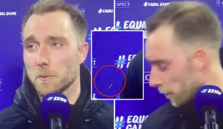 Pa fije turpi – Eriksenin e gjuajnë me 1 euro në paraqitje për media pas ndeshjes