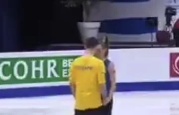 Das ukrainische Paar, das an der World Skating Championships in Frankreich teilnahm, hatte kein Kostüm, der Krieg verboten die Vorbereitung