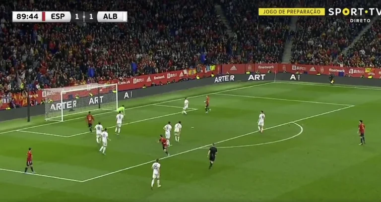 Olmo marks Albania in the last few minutes “electricity” fans at the stadium