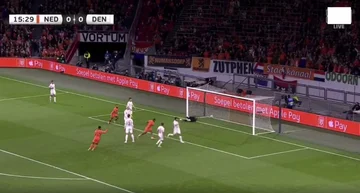 Das angestrebte Ziel wird von Kopf in den Pazifik Niederlande Dänemark markiert