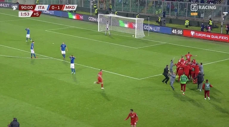 ÇMENDURI! Maqedonia e Veriut bën “ligjin” midis Italisë, kampioni i Evropës përshëndetet me Kampionatin Botëror