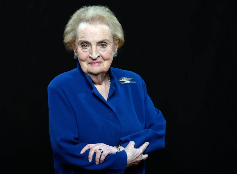 Konjufca: Prehu në paqe mikja jonë e çmuar dhe e paharruar, Albright