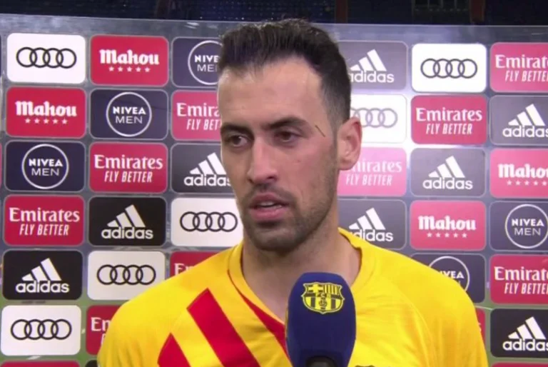 Busquets is a great player. This is his statement after winning Real.