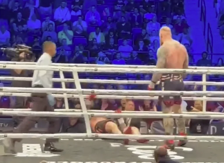 Beendet das härteste Boxspiel Bjornsson gab die Lichter “dem riesigen Boxer Eddie Hall