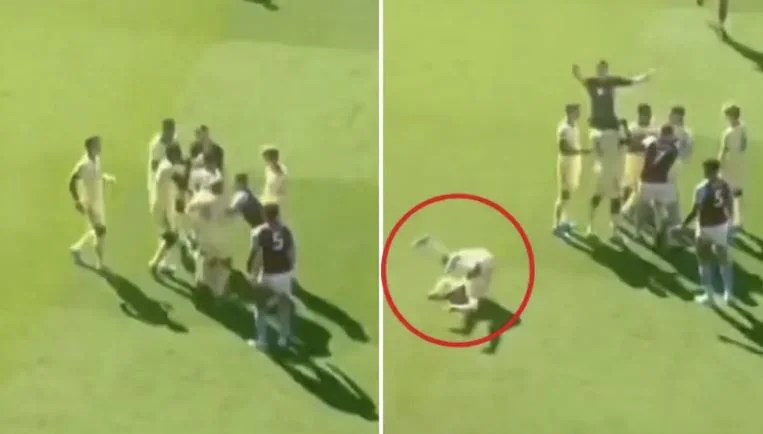 “Aston Willa's player touches him a little bit, Arsenal's captain acts like he flew.