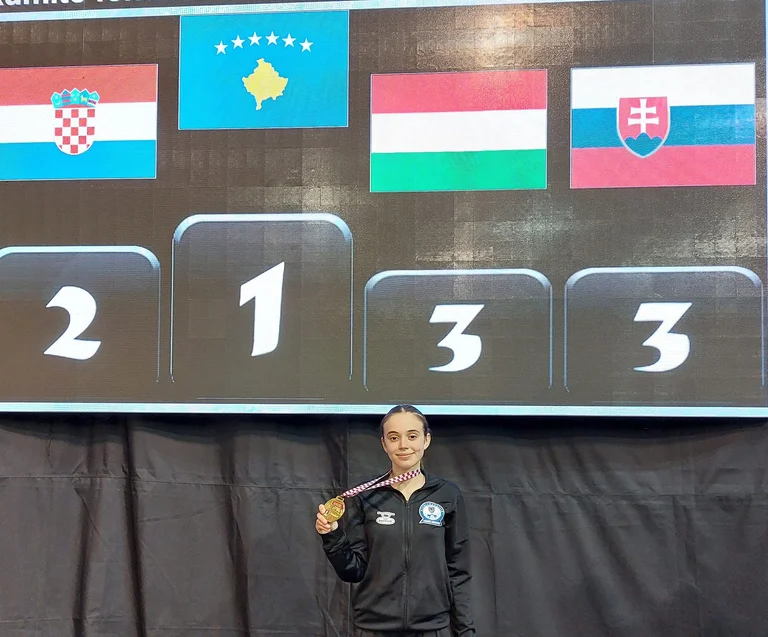 Kosovo even with a little gold this time in karate