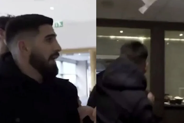 “UFC publishes images of two “fighters” being beaten among themselves at a hotel in London