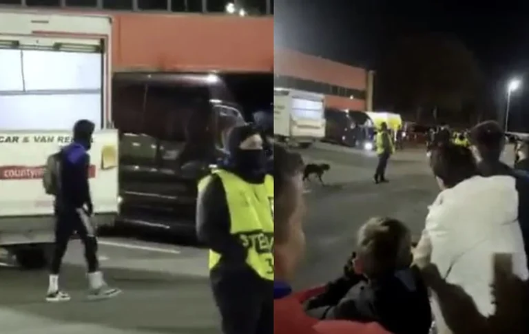 Des fans unis insultent Rasand après le match avec Atletico Soccer nécessite une confrontation, la sécurité intervient