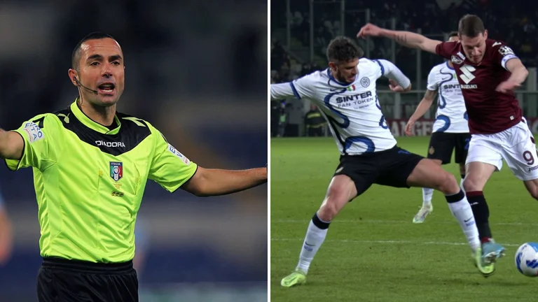 El juez y el oficial lo perdieron muy mal WAR en el partido Turin Inter, esto será un castigo severo para ellos