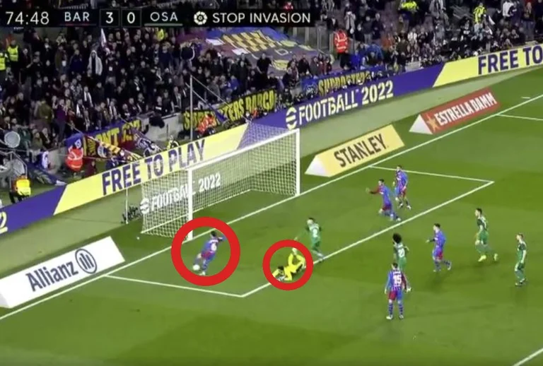 Outside of normal, this goal has just been scored in the Barcelona-Ossauna game, see twice that you will believe your eyes