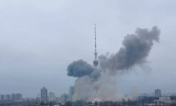 A dead and three injured following Russian attack on Kiev