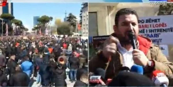 Agricultor en protesta: Nuestros niños beben nuestra leche, no ser serbio