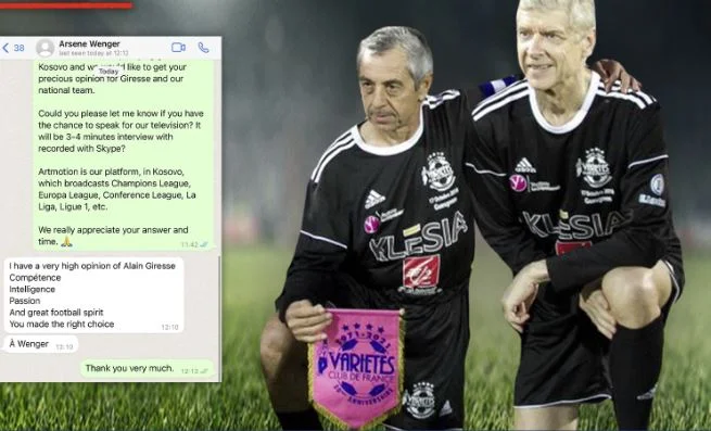 Arsene Wenger dit que Giresse est le bon choix pour le Kosovo