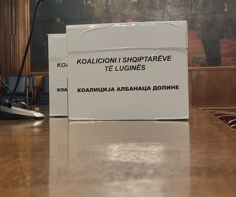 Certificat de la Coalition de la vallée pour les élections parlementaires serbes