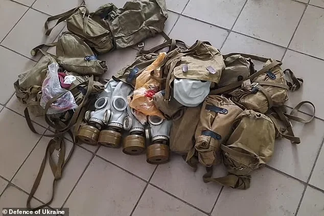 Les risques d'armes chimiques augmentent : des masques appartenant à l'armée russe en Ukraine sont capturés