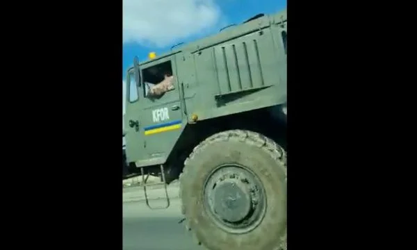 Des soldats ukrainiens qui quittent le Kosovo ?