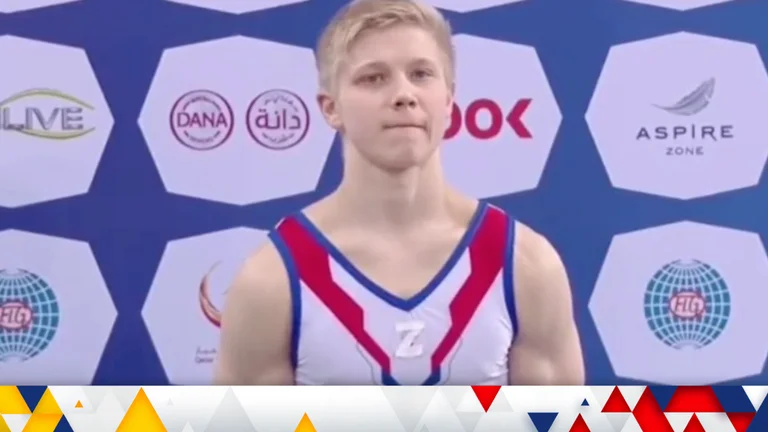 The Russian gymnast shows “koc strong”, says he did not regret wearing a T-shirt with the letter “Z”