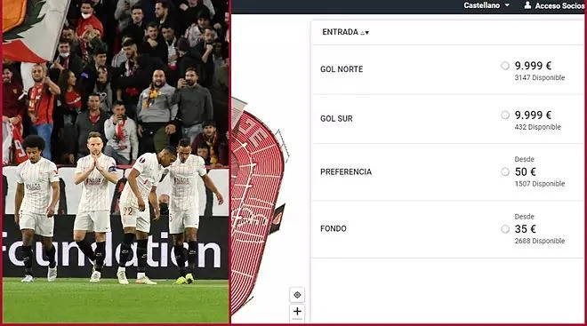 Sevilla, 9999 euros un billete