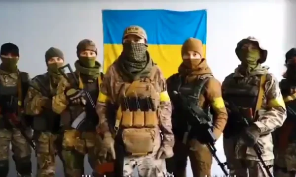 The message of the Ukrainian soldiers on March 8th: We will shoot at enemies like mad dogs