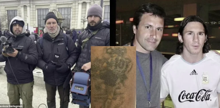Maradona tattoo and Mess photo save journalists in Ukraine