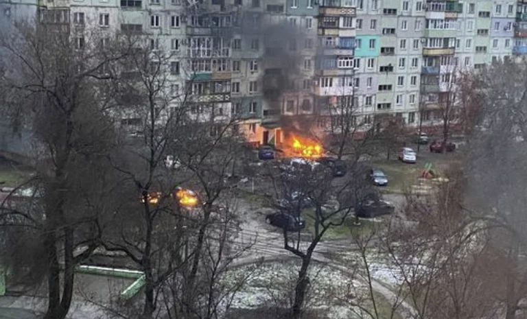 The children are dying of dehydration in the town blocked by Russians”, Zelensky says.