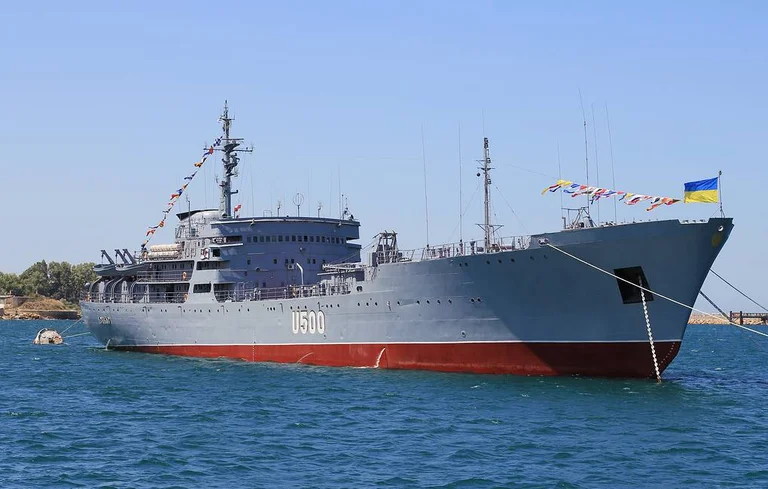Marina ukrainase godet anijen ruse teksa po mbronte portin kyç të qytetit