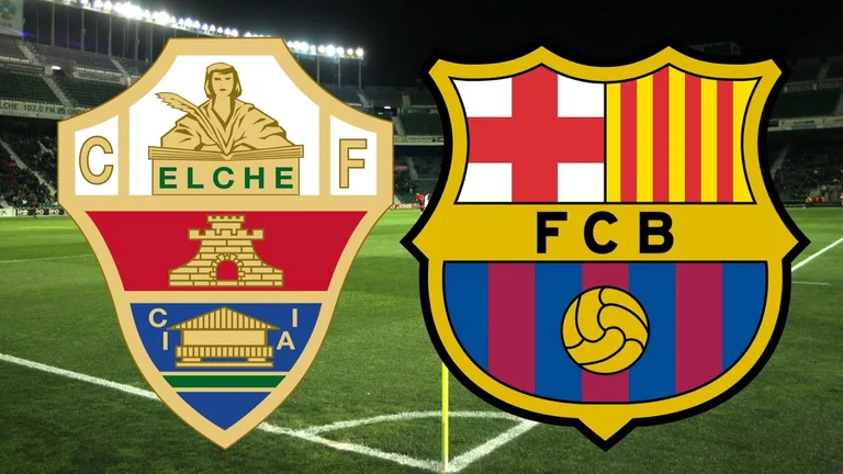 Publikohen formacionet zyrtare, Elche-Barcelona