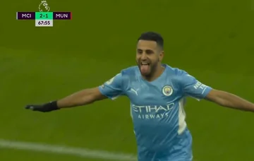 Mahrez shook United, scored a good goal