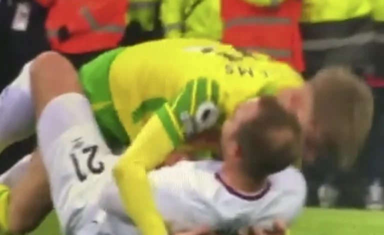 Norwich- Brentford/ Kjo nuk u pa në TV – Shikoni se çfarë i ndodhi Eriksenit gjatë ndeshjes