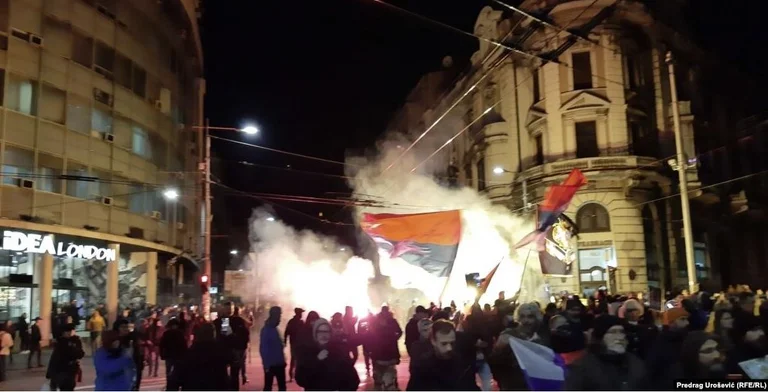Në Serbi mbahet marsh në mbështetje të Rusisë
