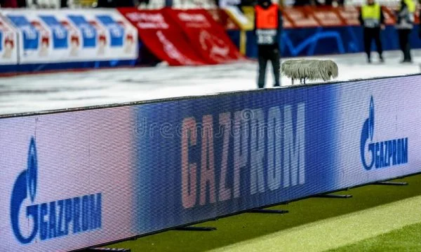 U n EFA bricht Sponsoring mit Russlands Gazprom