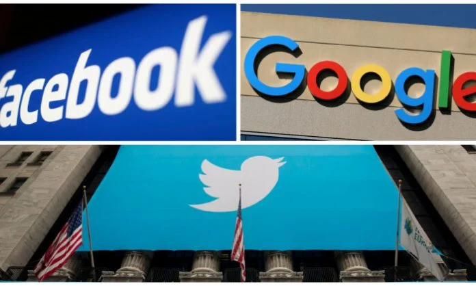 Quattro stati scrivono Google, Facebook, YouTube e Twitter lettere per interferire con disinformazione russa