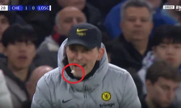 Thomas Tuchels lustiger Moment während des Chelsea-Lille Spiel.