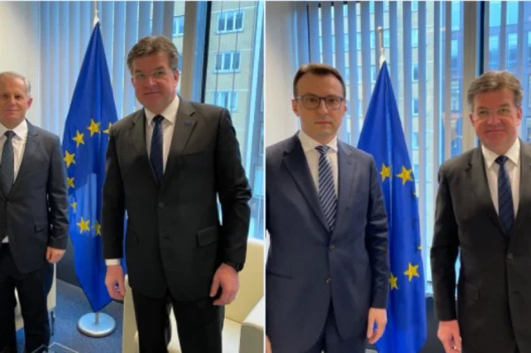 Lajcak: Con Besnik Bissim y Petar Petkov sobre algunos temas concretos hoy en Bruselas