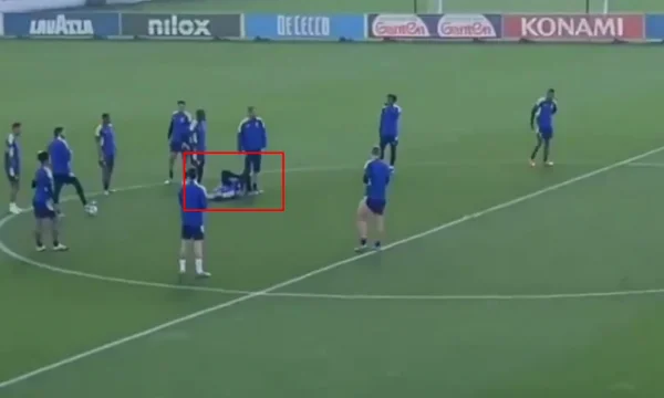 La stella della vecchia signora si fa male durante l'allenamento, un giorno prima della partita in Champions League.