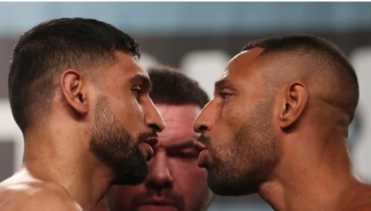 Die ehemaligen Weltmeister sehen sich heute Abend, Khan-Brook