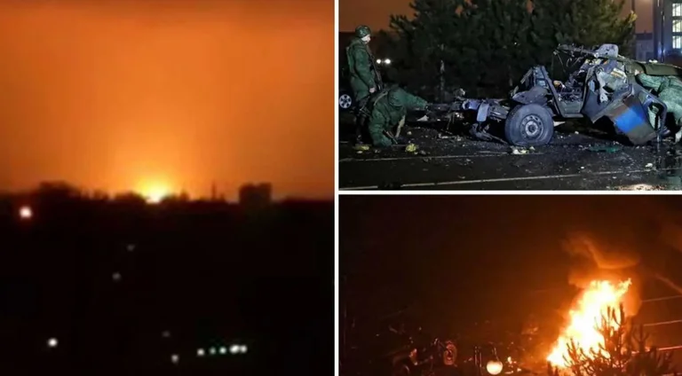 Múltiples Blasts en Lovesk, Ucrania