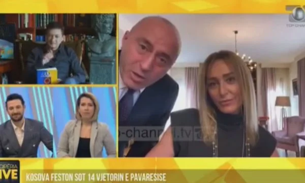 Haradinaj prende un po 'di testa sull'intervista di sua moglie, Anita