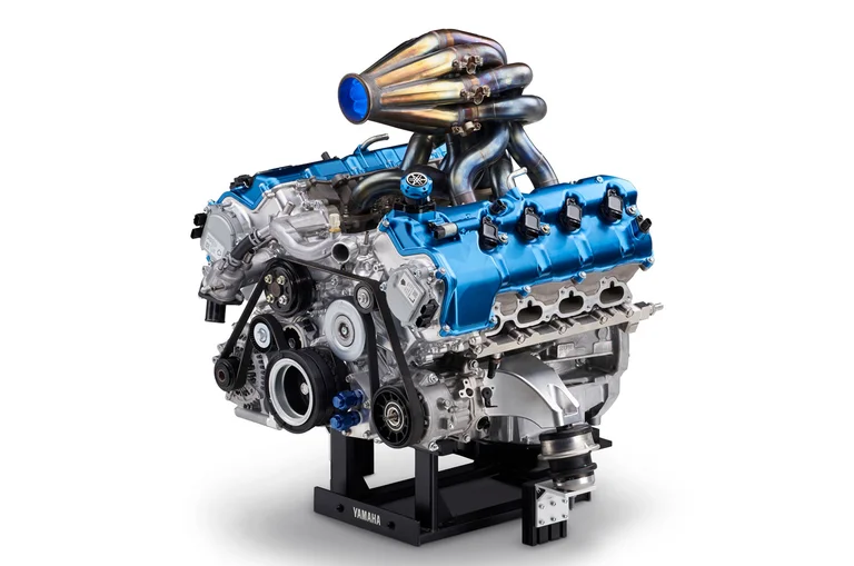 Even a powerful engine was caught in hydrogen: The Toyota is reruning her V8л along with Yamahan