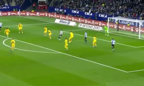 Espanyoli e barazon rezultatin kundër Barcelonës me gol të mrekullueshëm