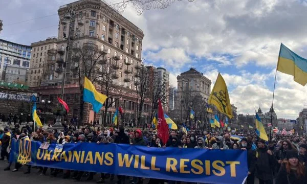 Rreziku nga lufta, ukrainasit protesta: Do të rezistojmë