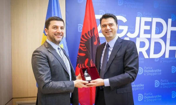 Memli Krasniqi takon kryetarin e PD-së Lulzim Bashën: Bashkëpunimi Kosovë – Shqipëri mbetet prioritet i prioriteteve