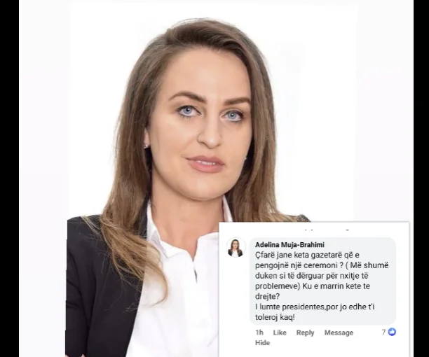 Motra e deputetit Armend Muja thirrje Presidentes që mos ‘t’i tolerojë gazetarët’