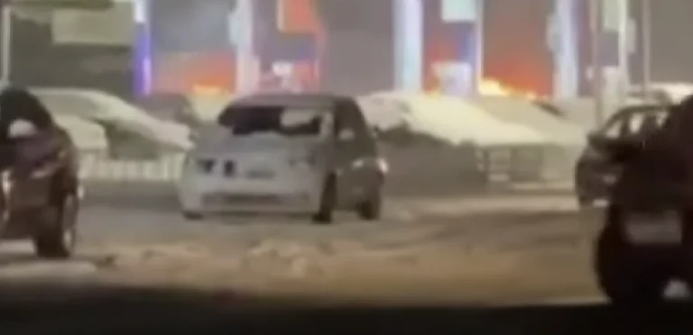 Vdes personi që gjendej në automjetin e përfshirë nga zjarri në magjistralen Prishtinë-Ferizaj