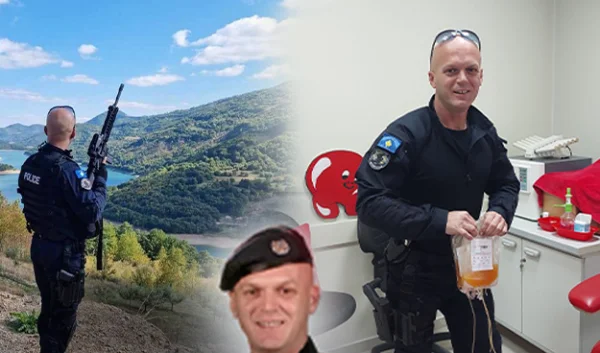 Polici i Njësisë Speciale që ka dhuruar gjak 125 herë: E kam pasë një rast në familje…