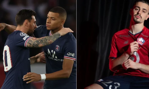 Zhegrova përballë Messit dhe Mbappes, në ndeshjen Lille – PSG